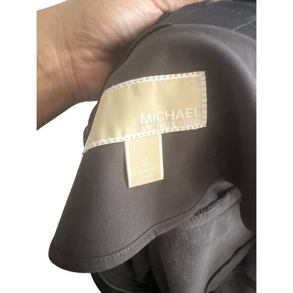 MICHAEL KORS Women's Gray Hooded Winter Coat Size Small - Picture 6 of 10